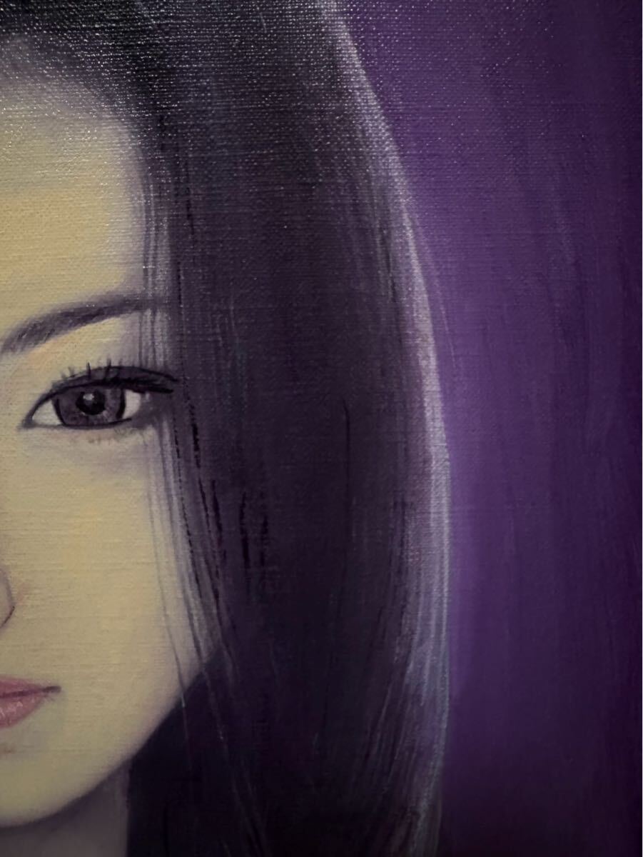 模写】/作者不詳/美女画/F6号/絵画/額縁/油彩画/肉筆/手書き 模写】/作者不詳/美女画/F6号/絵画/額縁/油彩画/肉筆/手書き