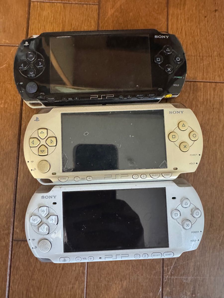 PSP本体 PSP-1000 2台 PSP-3000 1台 ゲー厶機 ジャンク(PSP1000 PSP本体 PSP-1000 2台 PSP-3000 1台 ゲー厶機 ジャンク(PSP1000