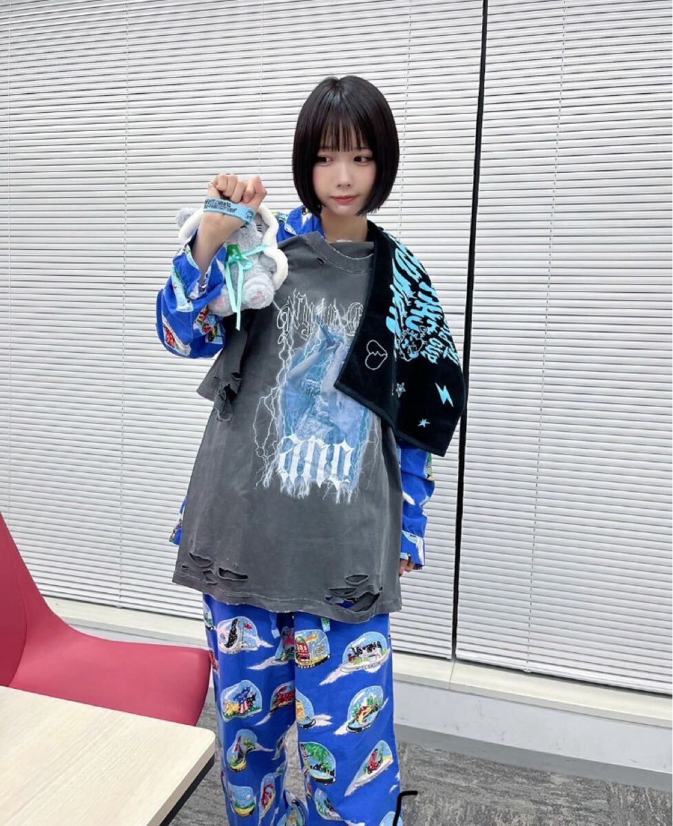 ano あのちゃん SCREAME DAMAGE Tシャツ グレー Lサイズ ano あのちゃん SCREAME DAMAGE Tシャツ グレー