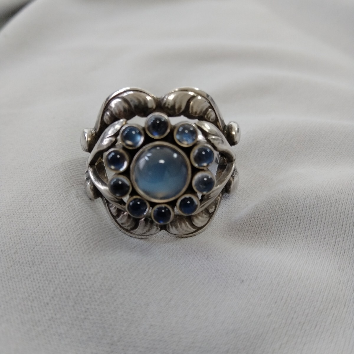 1円 1円 良品 Georg Jensen ジョージジェンセン 10 ☆ 14号 1円 1円 良品 Georg Jensen ジョージジェンセン 10 ☆ 14号