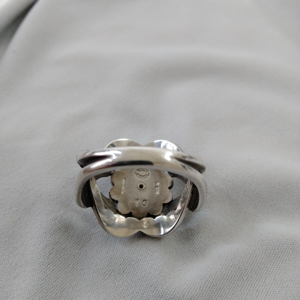 1円 1円 良品 Georg Jensen ジョージジェンセン 10 ☆ 14号 1円 1円 良品 Georg Jensen ジョージジェンセン 10 ☆ 14号