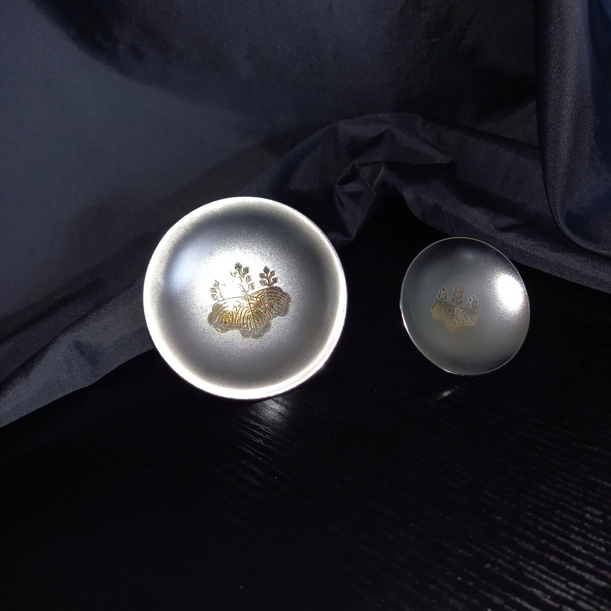 126g五七桐SILVER銀杯銀盃シルバー 酒器洋銀刻印あり金工芸金張 126g五七桐SILVER銀杯銀盃シルバー 酒器洋銀刻印あり金工芸金張