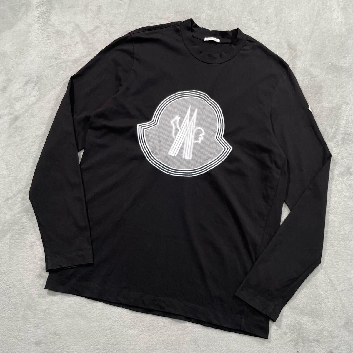 1円 極美品 MONCLER モンクレール 長袖Tシャツ ロンT ビッグロゴ 1円 極美品 MONCLER モンクレール 長袖Tシャツ ロンT ビッグロゴ
