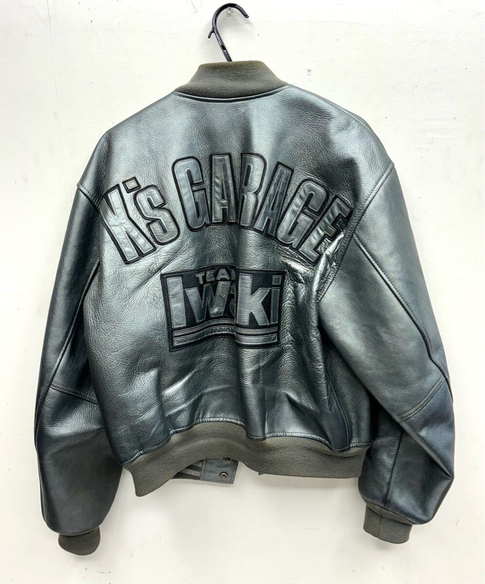K's GAME レザージャケット K's GARAGE TEAM Iwaki 岩城滉一 本 K's GAME レザージャケット K's GARAGE TEAM Iwaki 岩城滉一 本