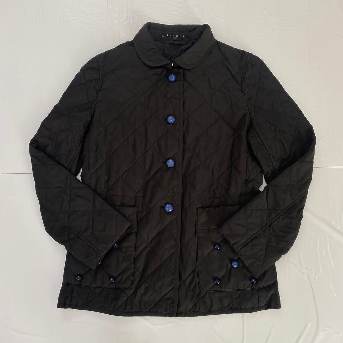 theory セオリー 美品 襟付き ブルゾン ジャンパー 2サイズ theory セオリー 美品 襟付き ブルゾン ジャンパー 2サイズ