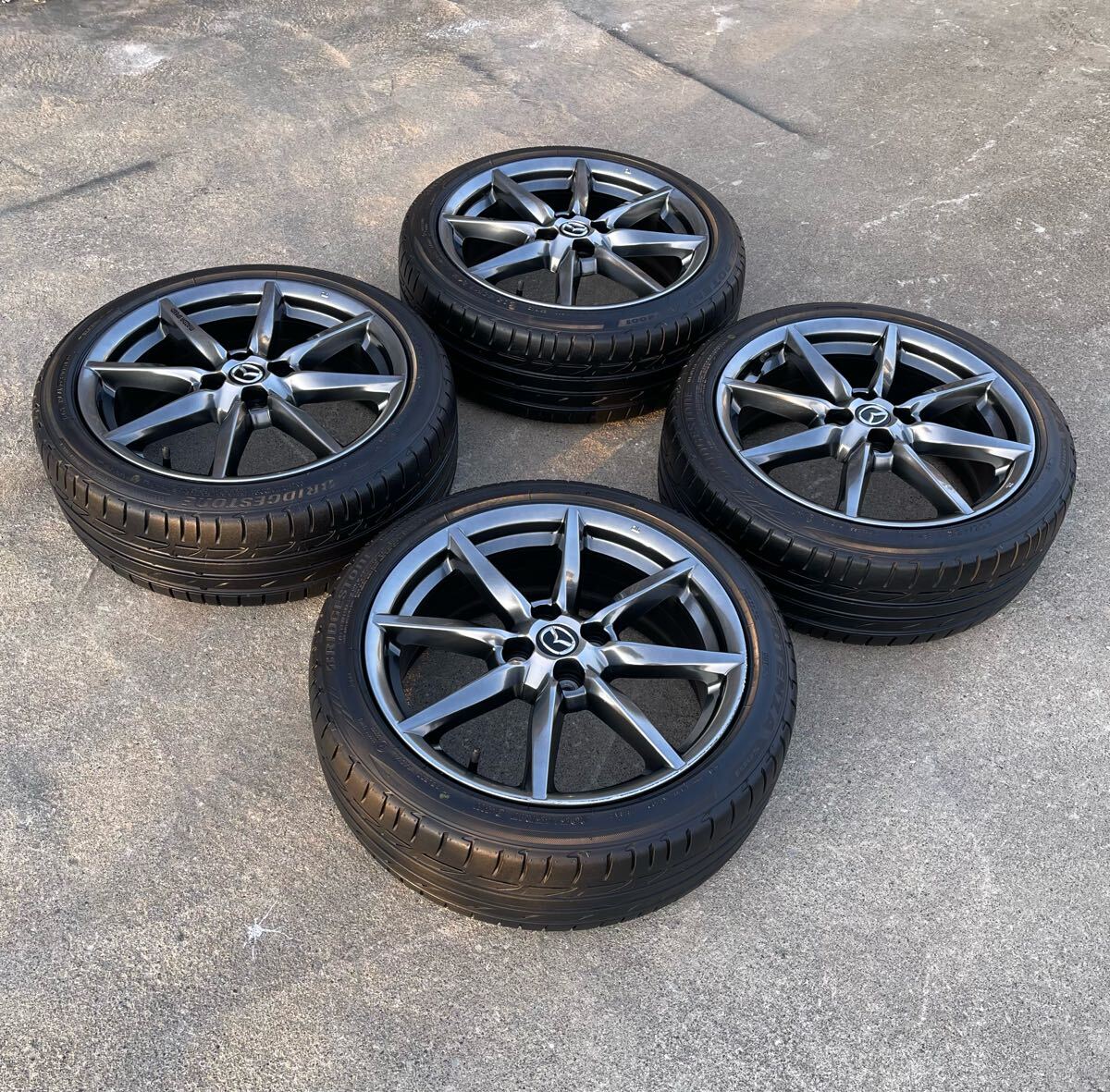 ND5マツダロードスターRF RS 17インチ 7.0J+45 4 穴 PCD100 205 ND5マツダロードスターRF RS 17インチ 7.0J+45 4 穴 PCD100 205