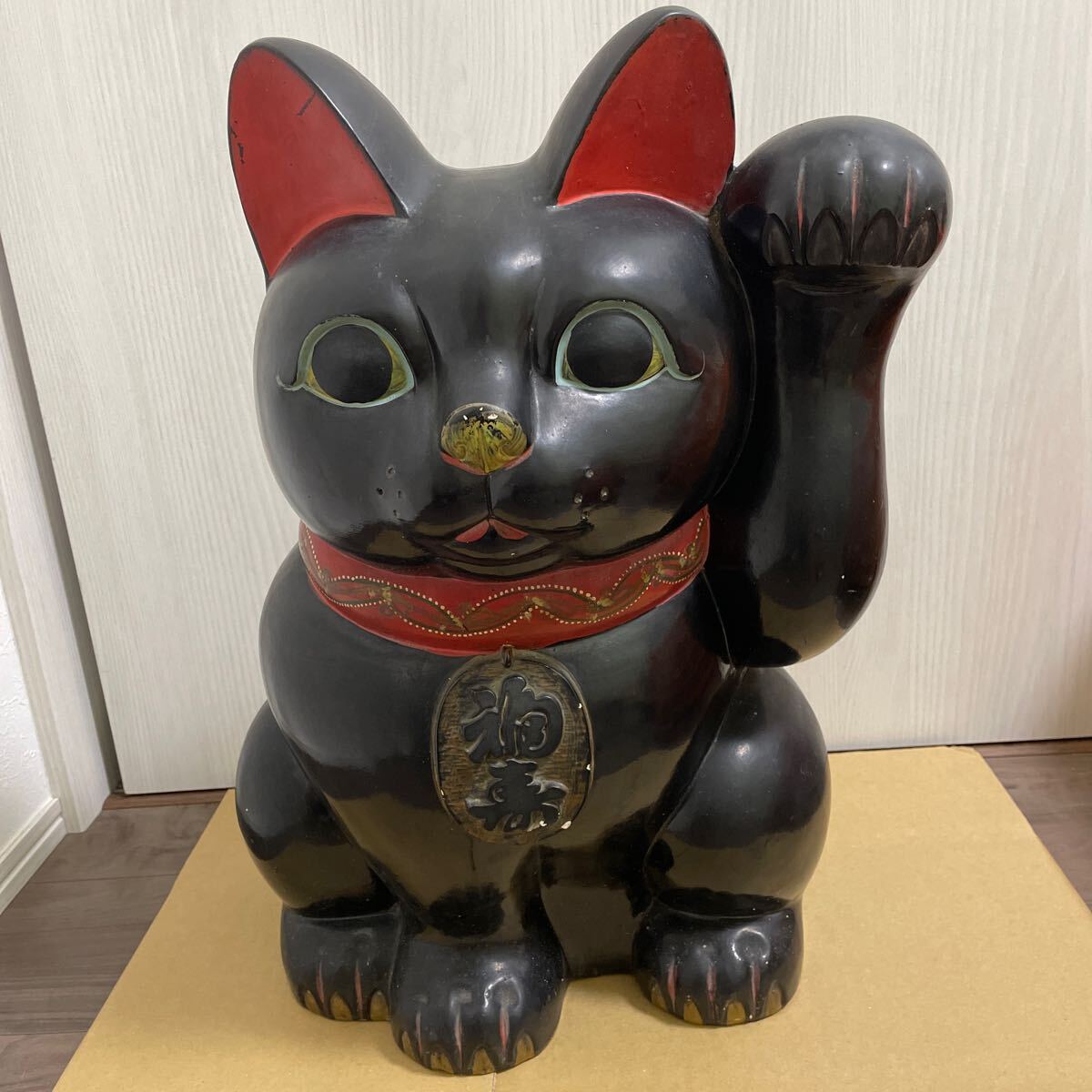 招き猫 まねきねこ 置物 陶器 商売繁盛 昭和レトロ 開運 縁起物 招き猫 まねきねこ 置物 陶器 商売繁盛 昭和レトロ 開運 縁起物