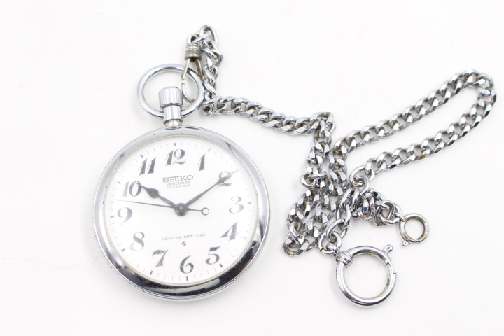 ト福】☆ SEIKO セイコー 懐中時計 SECOND SETTING PRECISION ト福】☆ SEIKO セイコー 懐中時計 SECOND SETTING PRECISION
