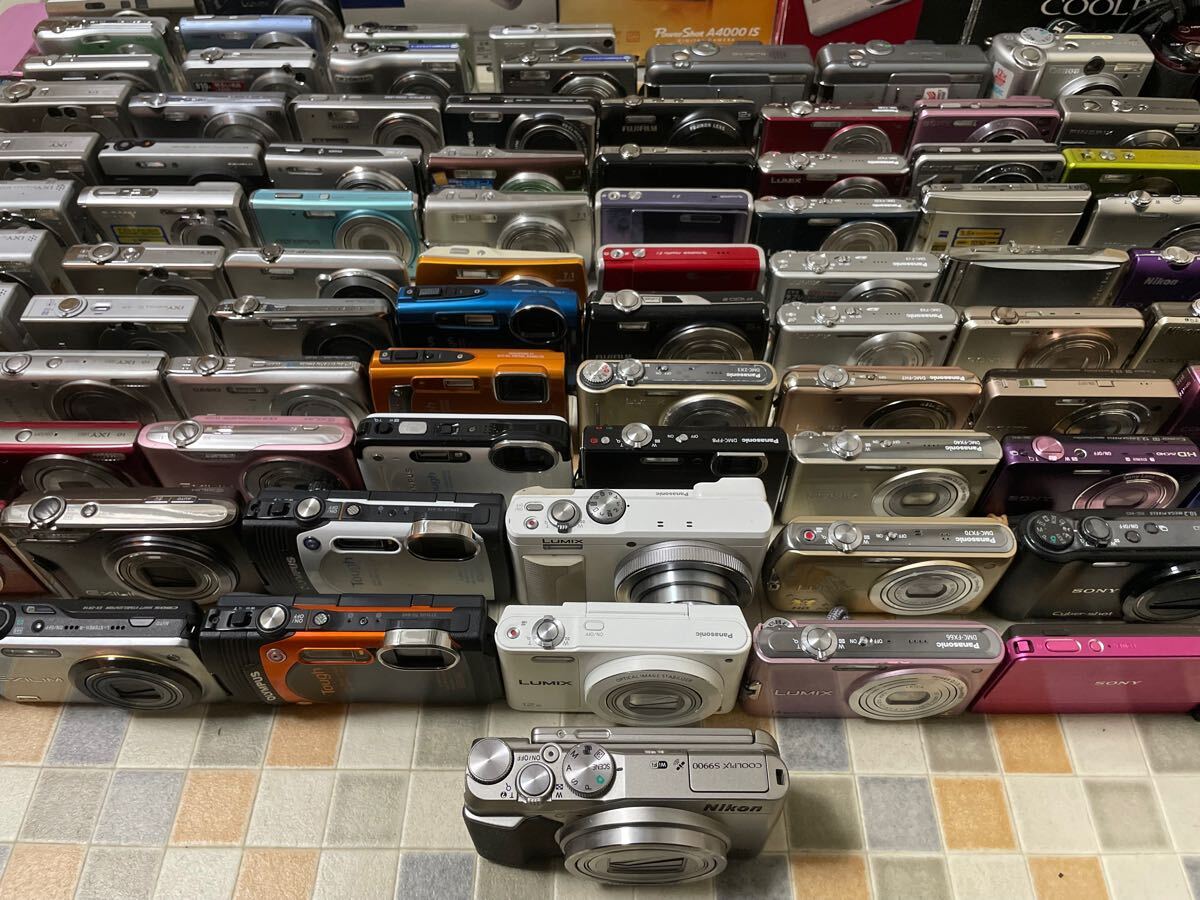 デジタルカメラ 100台 まとめ SONY Canon OLYMPUS CASIO Nikon デジタルカメラ 100台 まとめ SONY Canon OLYMPUS CASIO Nikon