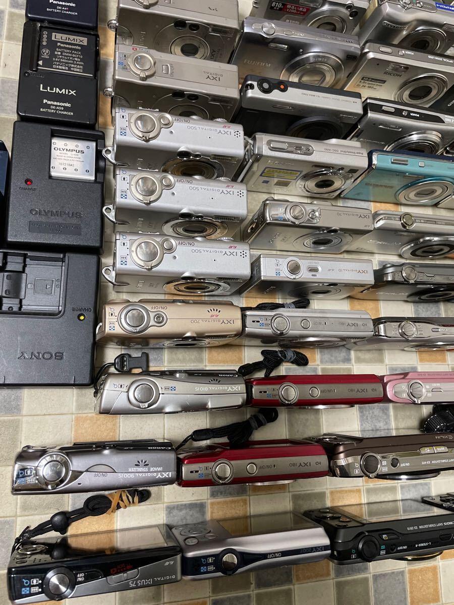 デジタルカメラ 100台 まとめ SONY Canon OLYMPUS CASIO Nikon デジタルカメラ 100台 まとめ SONY Canon OLYMPUS CASIO Nikon