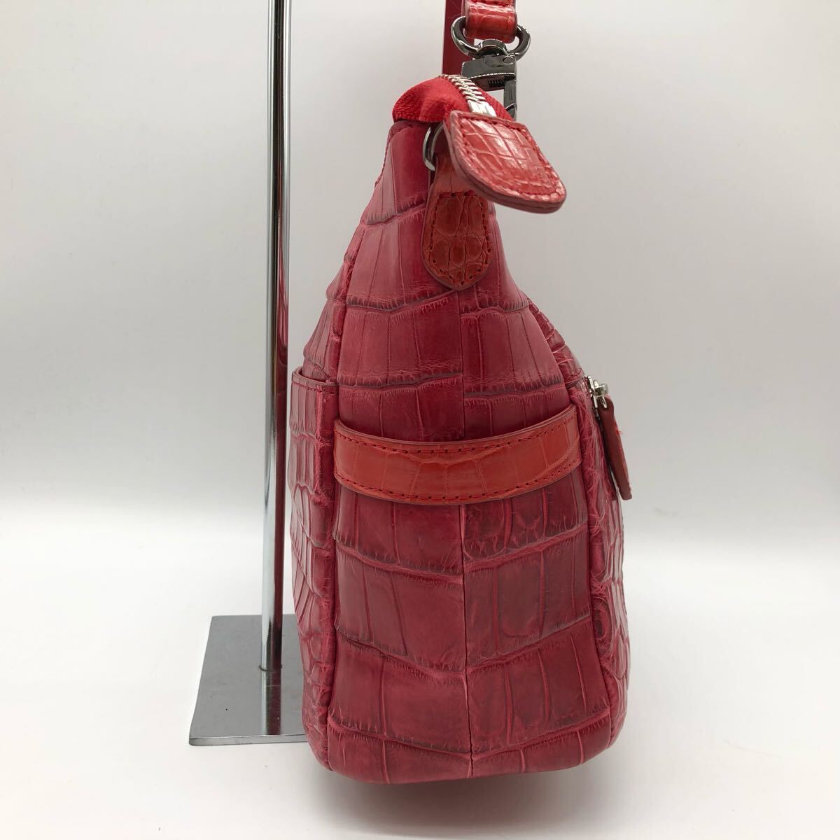 本物!リアルクロコダイル 2way ショルダーバッグ ハンドバッグ 本物!リアルクロコダイル 2way ショルダーバッグ ハンドバッグ