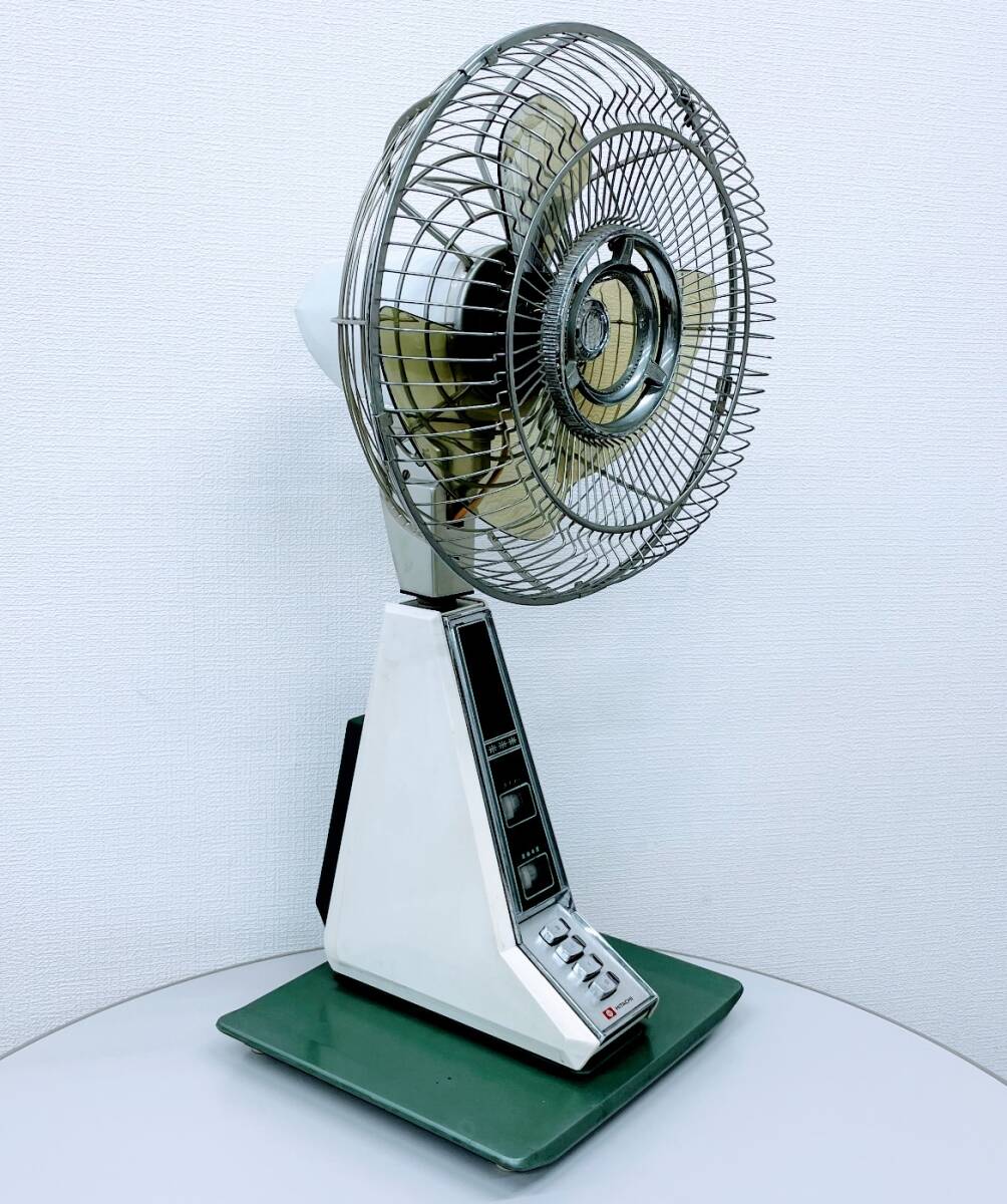美品 HITACHI H-625 A.C.30㎝ 日立 3枚羽 扇風機 昭和レトロ