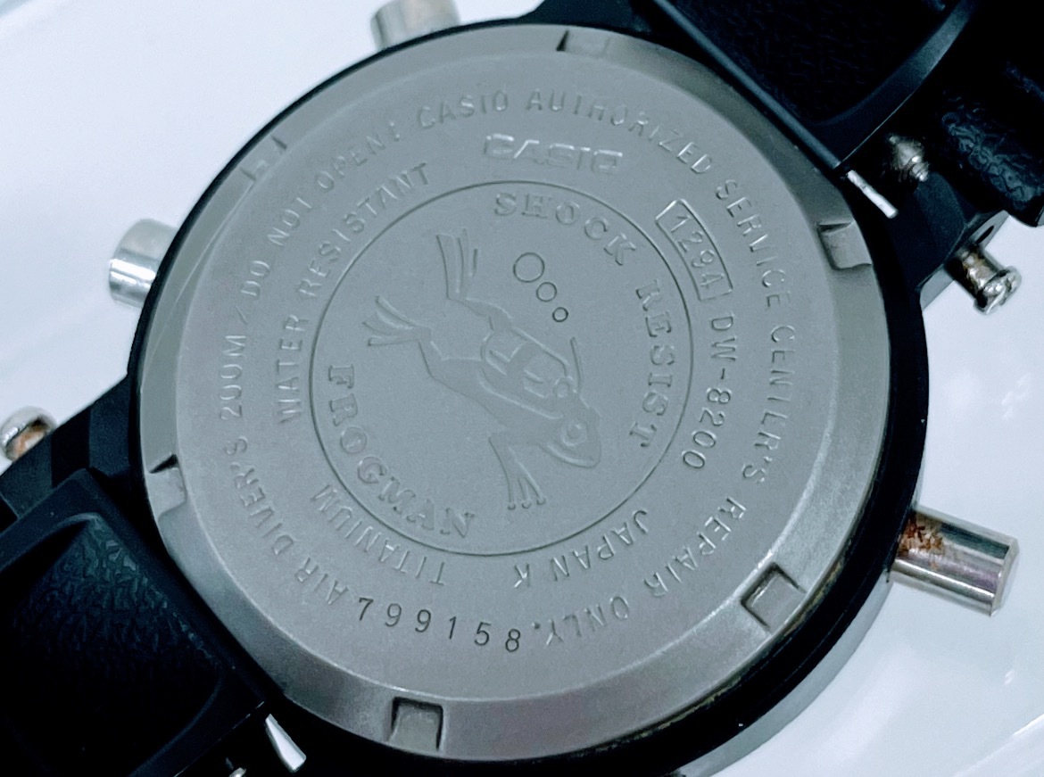 CASIO G-SHOCK FROGMAN DW-8200 JAPAN カシオ Gショック CASIO G-SHOCK FROGMAN DW-8200 JAPAN カシオ Gショック