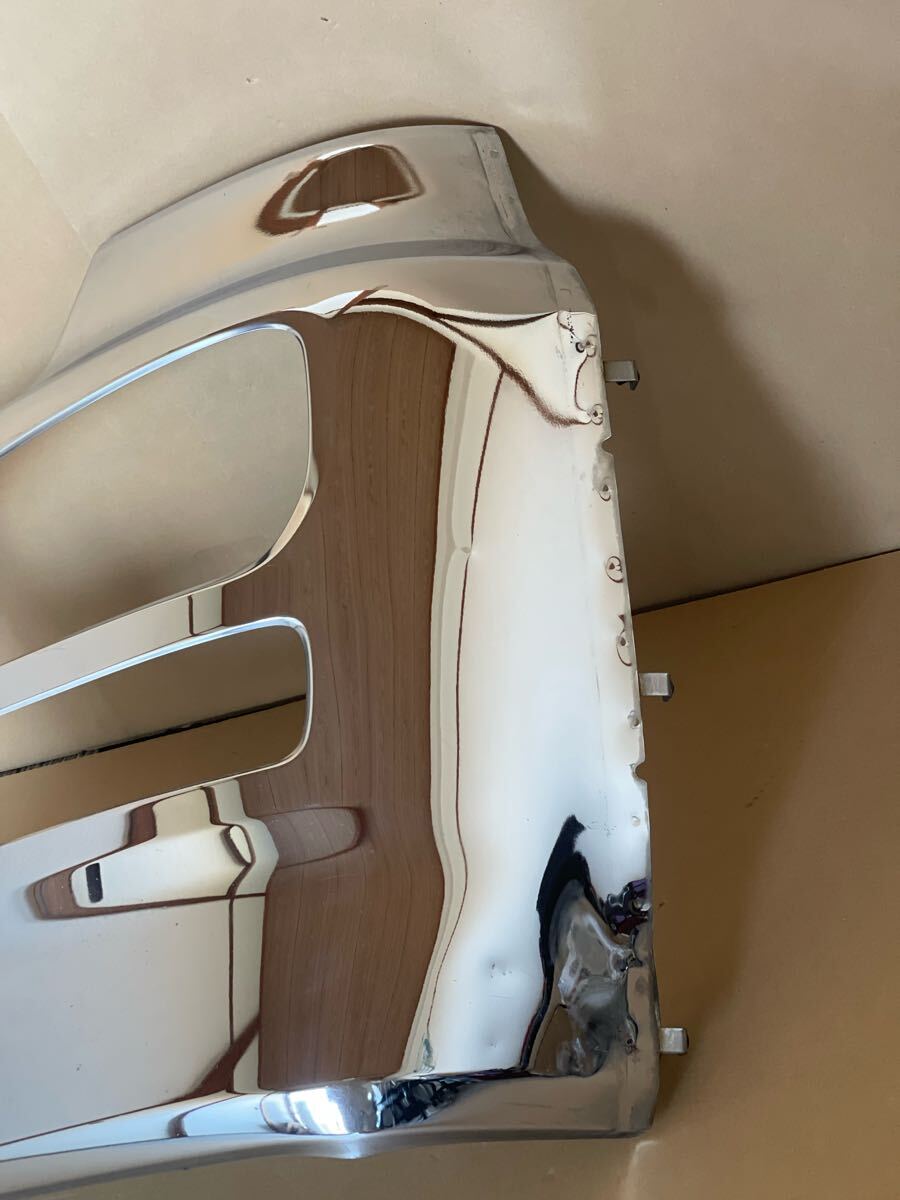 日産 UD トラックス クオン メッキ フロントバンパー 左 助手席側 大型商品】日産 UDトラックス クオン メッキ フロントバンパー