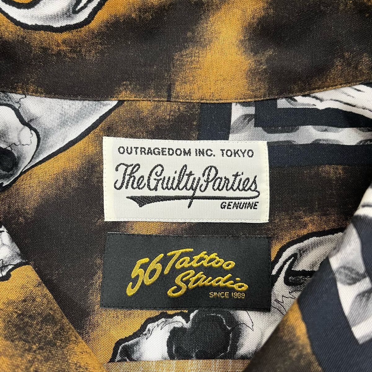 WACKO MARIA ワコマリア 56 TATTOO STUDIO L/S HAWAIIAN SHIRT WACKO MARIA ワコマリア 56 TATTOO STUDIO L/S HAWAIIAN SHIRT