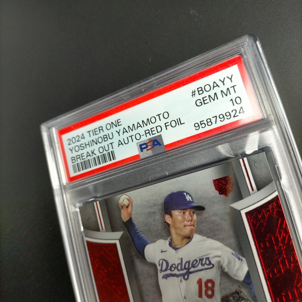山本由伸【25枚限定 13/25 PSA GEM MT 10】2024 Topps Tier One 山本由伸【25枚限定 13/25 PSA GEM MT 10】2024 Topps Tier One