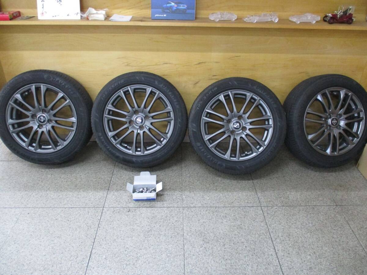 VELVAホイール 16×6J 4穴 PCD100 & DAVANTI DX390 195/55R16 VELVAホイール 16×6J 4穴 PCD100 & DAVANTI DX390 195/55R16