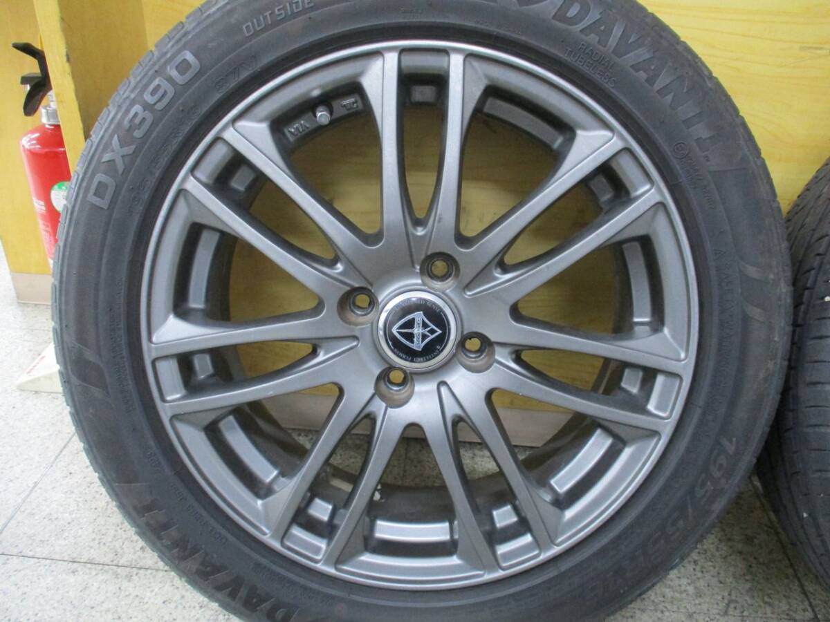 VELVAホイール 16×6J 4穴 PCD100 & DAVANTI DX390 195/55R16 VELVAホイール 16×6J 4穴 PCD100 & DAVANTI DX390 195/55R16