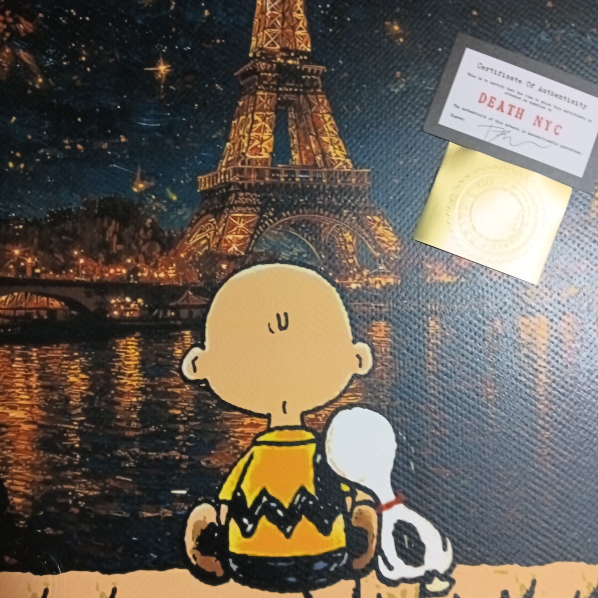 DEATH NYC 世界限定100枚 アートポスター スヌーピー SNOOPY