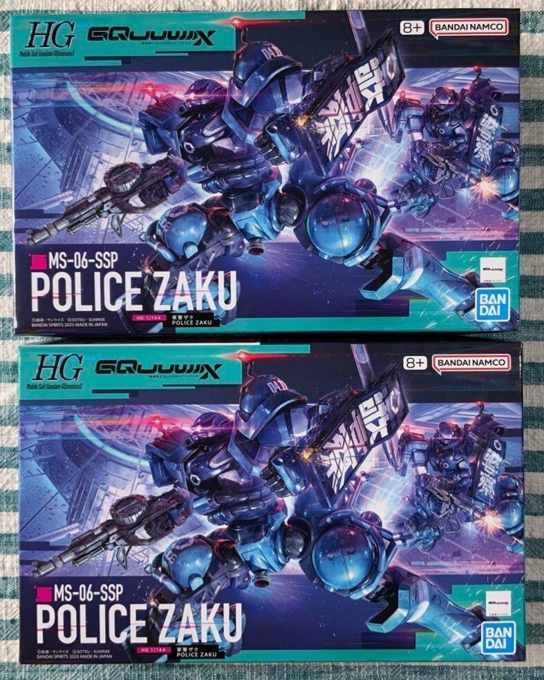 ジークアクス ガンプラ 6点セット HG 1/144 MS-06-SSP ポリスザク 軍警ザク ジークアクス 2個