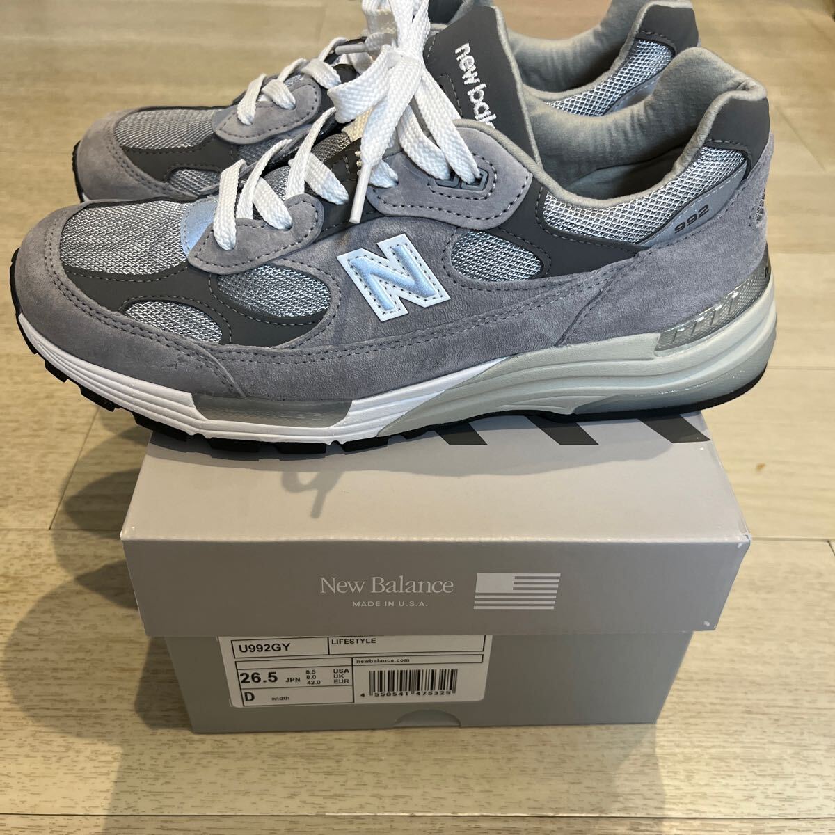 ニューバランス992 2025年3月購入 26.5cm U992GY (26.5cm ニューバランス992 2025年3月購入 26.5cm U992GY (26.5cm