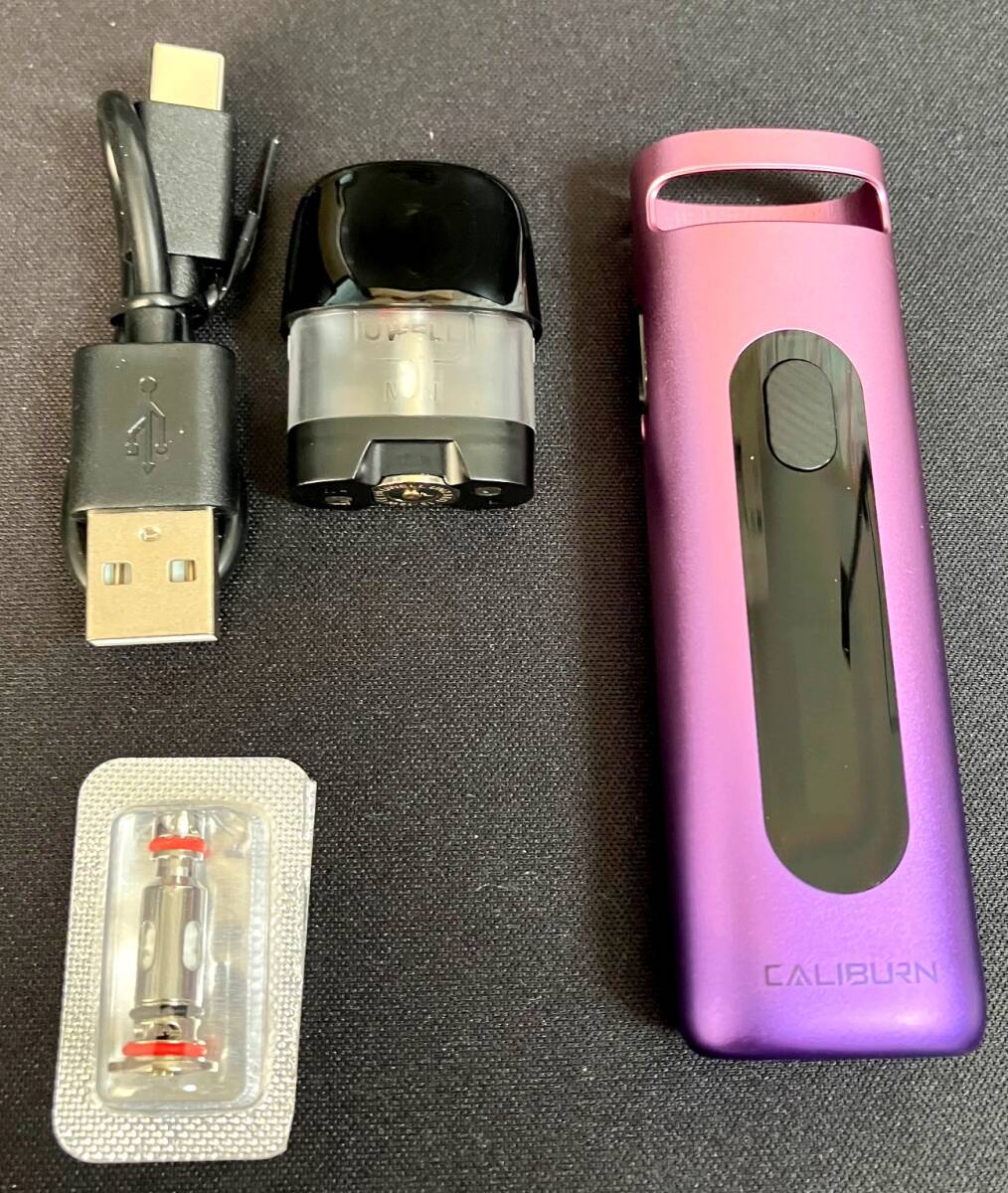  не использовался товар Uwell Caliburn X Pod System Kit 850mAh 3ml лиловый электронный сигареты You well kali балка n Pod VAPE Bape 