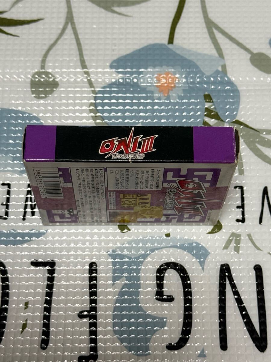 GB ゲームボーイソフト ONIⅢ 黒の破壊神 箱・説明書付き|Yahoo GB ゲームボーイソフト ONIⅢ 黒の破壊神 箱・説明書付き|Yahoo