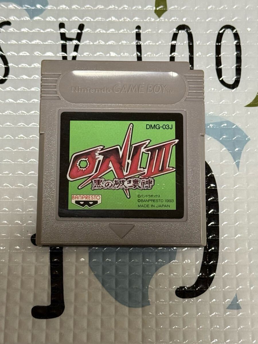 GB ゲームボーイソフト ONIⅢ 黒の破壊神 箱・説明書付き|Yahoo GB ゲームボーイソフト ONIⅢ 黒の破壊神 箱・説明書付き|Yahoo