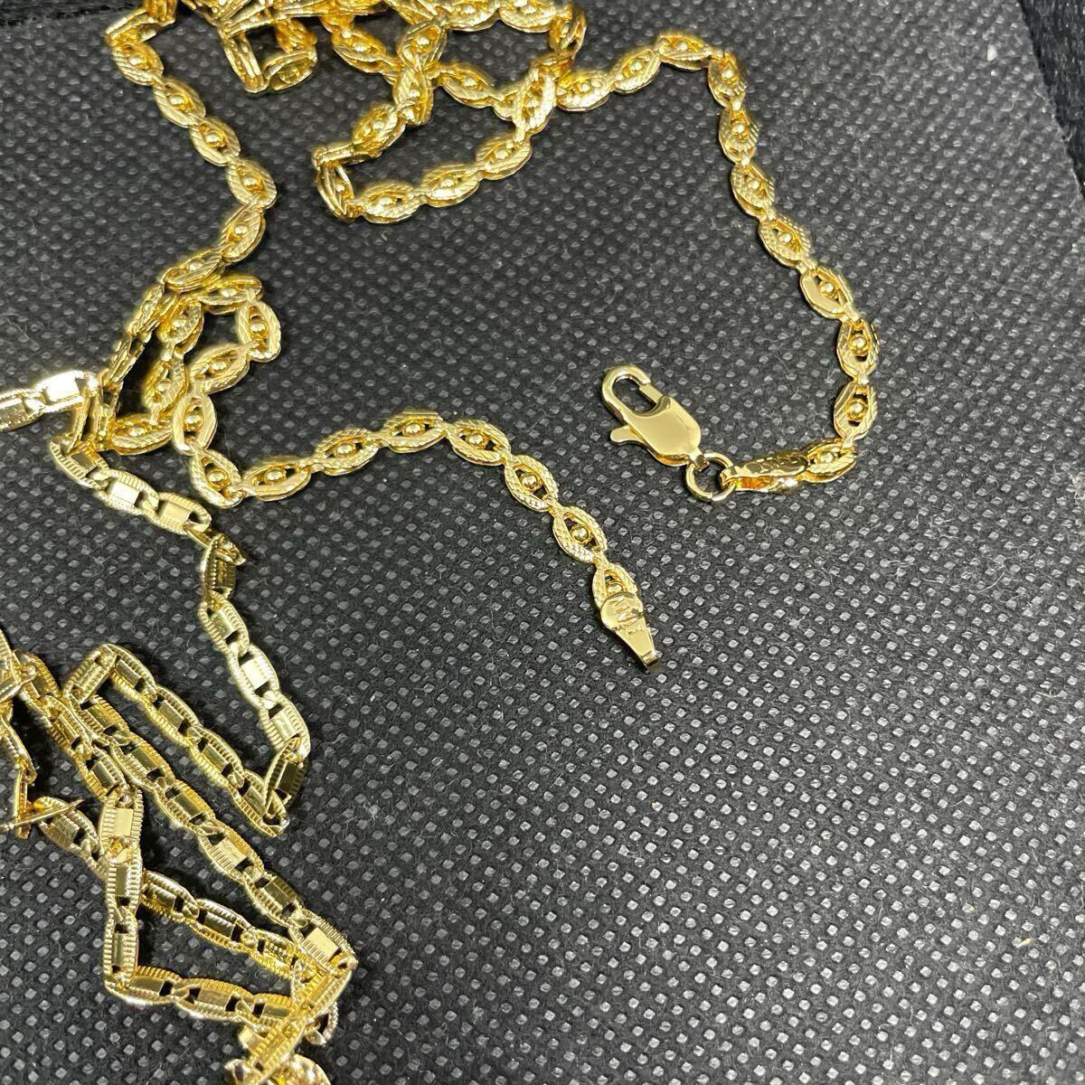 2点セット 750 Italy 刻印 ゴールド アクセサリー リンク 2点セット 750 Italy 刻印 ゴールド アクセサリー リンク