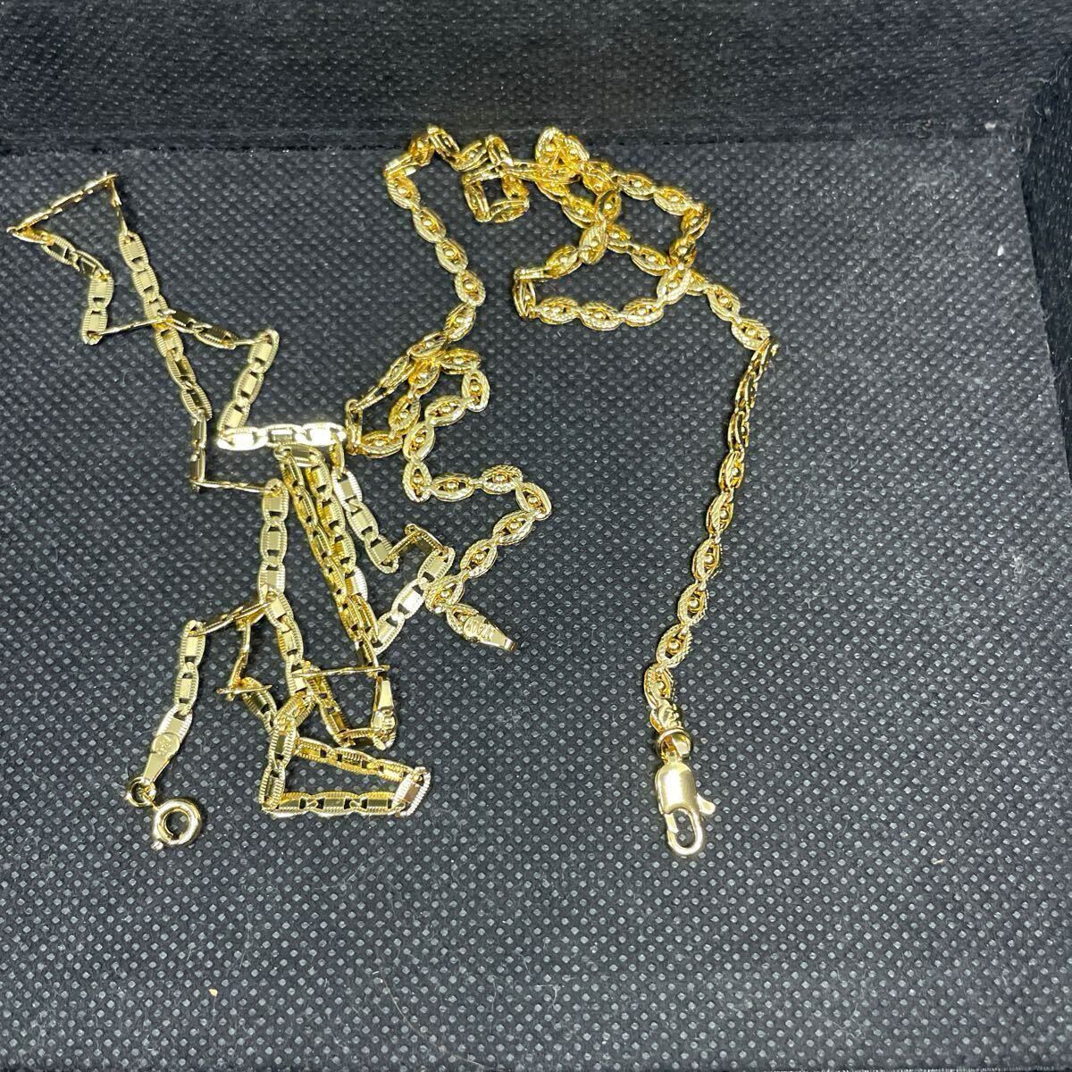 2点セット 750 Italy 刻印 ゴールド アクセサリー リンク 2点セット 750 Italy 刻印 ゴールド アクセサリー リンク