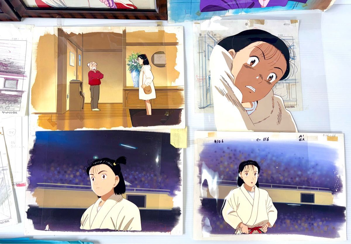 ☆【希少】YAWARA! アニメ セル画 背景付き 動画あり セット ☆【希少】YAWARA! アニメ セル画 背景付き 動画あり セット