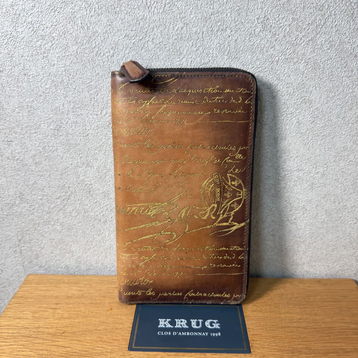 特注 40万円 ベルルッティ カリグラフィースクリットレザー長 特注 40万円 ベルルッティ カリグラフィースクリットレザー長