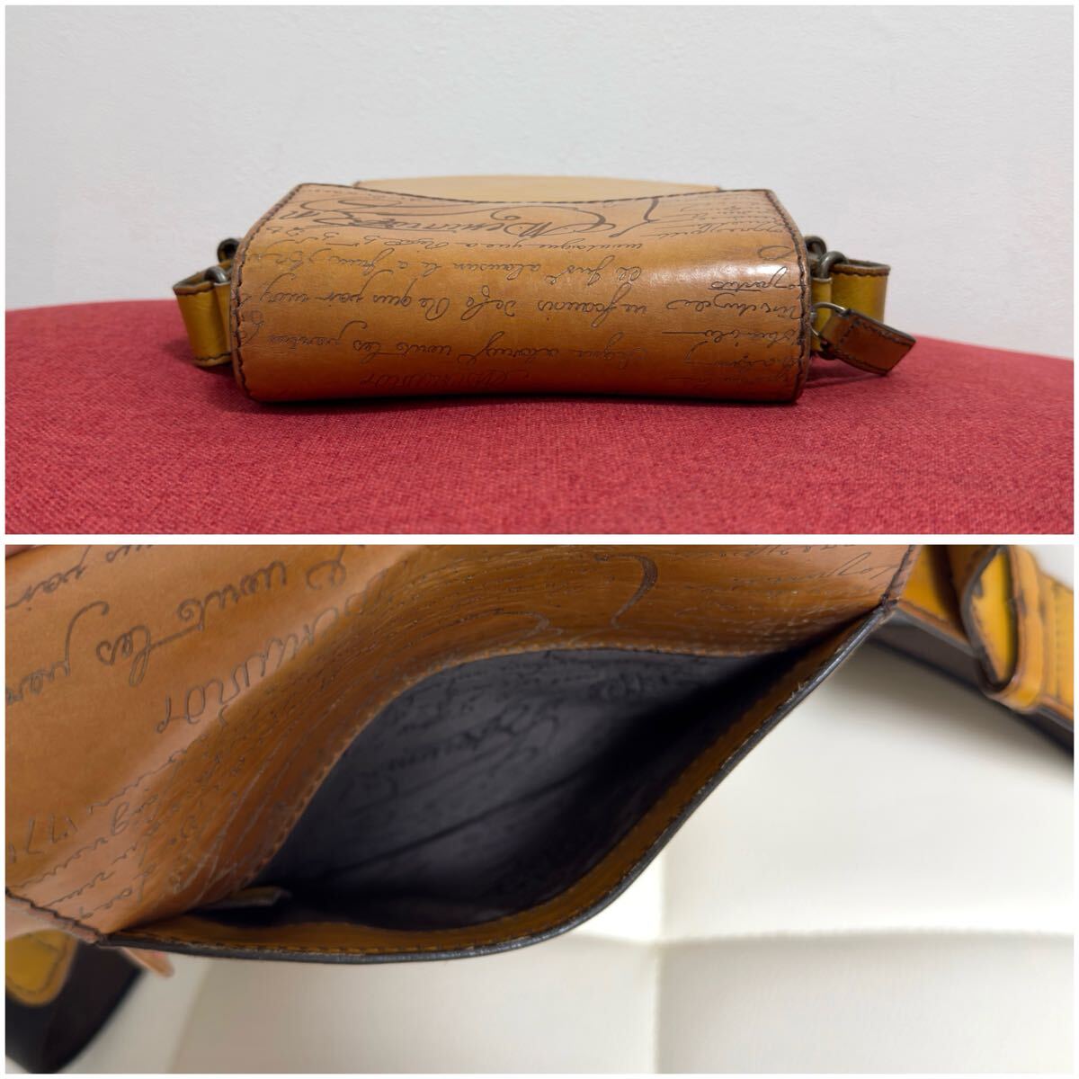 最初期 45万円 ベルルッティ マダムオルガ期 ラプティサコッシュ 最初期 45万円 ベルルッティ マダムオルガ期 ラプティサコッシュ