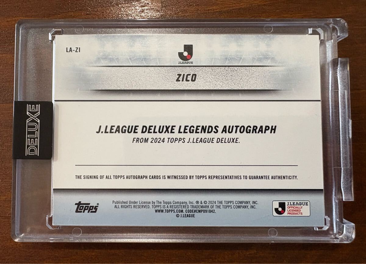 TOPPS 2024 Jリーグ Deluxe ジーコ ZICO 直筆サインカード 18/50 TOPPS 2024 Jリーグ Deluxe ジーコ ZICO 直筆サインカード 18/50