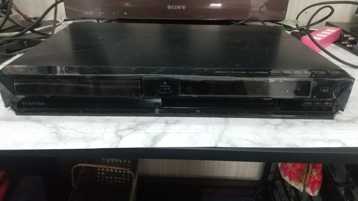K3374 TOSHIBA REGZA D-BZ510 2011年制 ブルーレイレコーダー/東芝/レグザ 通電OK その他不具合あり 現(xiàn)狀品 
