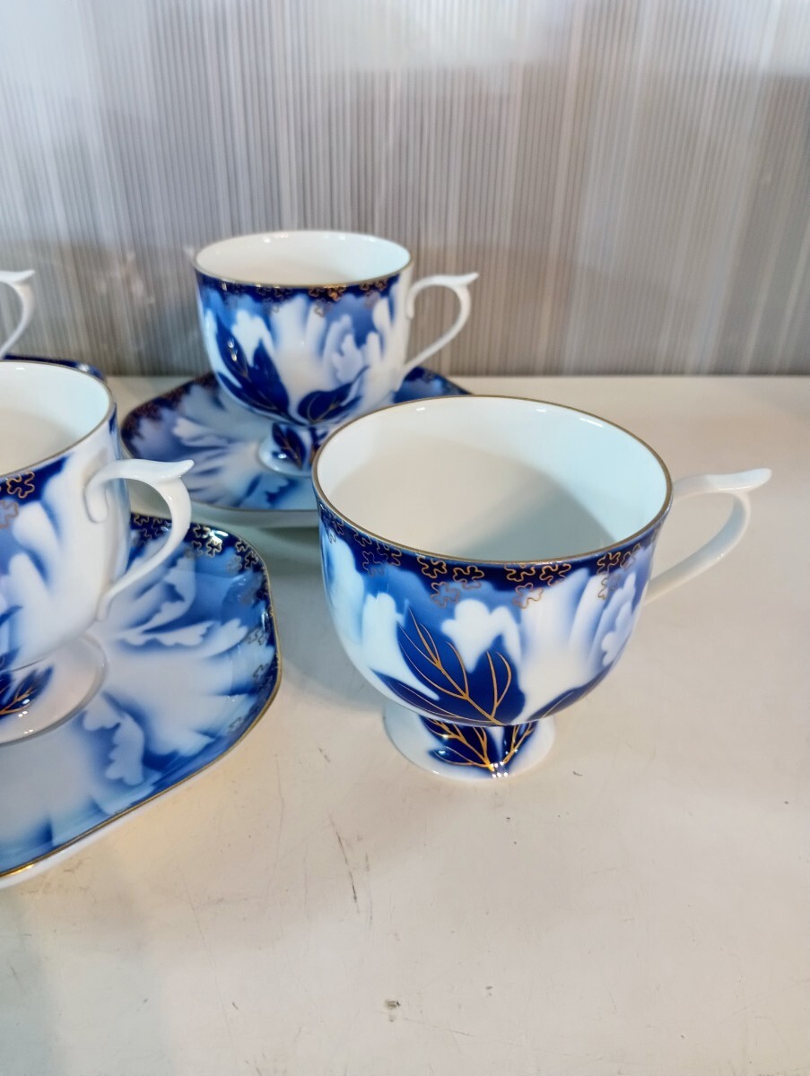 1円スタート】深川製磁 カップ ソーサー 金彩 食器 ティーカップ 1円スタート】深川製磁 カップ ソーサー 金彩 食器 ティーカップ