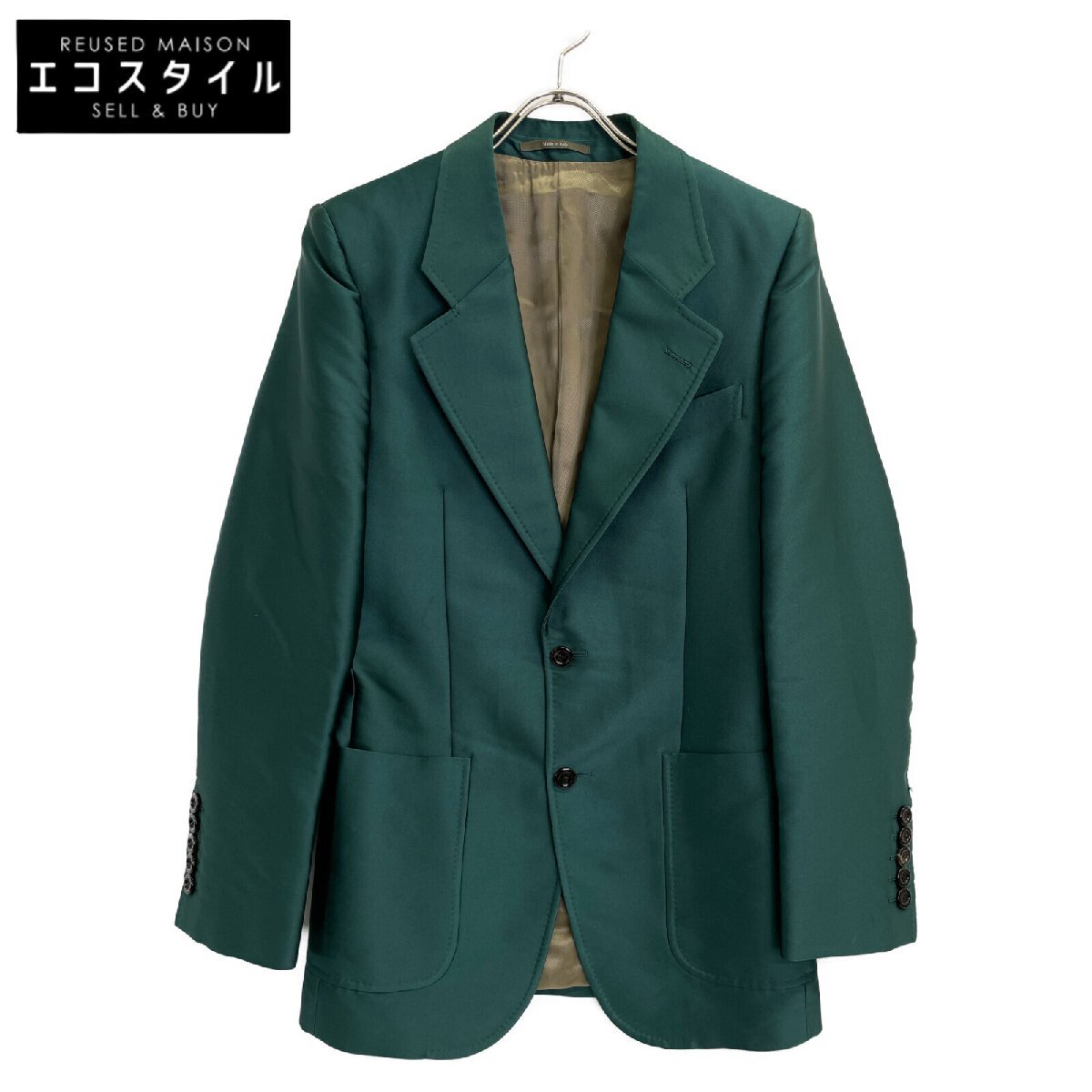 GUCCI (グッチ)グリーン ヴィンテージジャケット Yahoo!オークション - GUCCI グッチ 703045 グリーン シングル 2