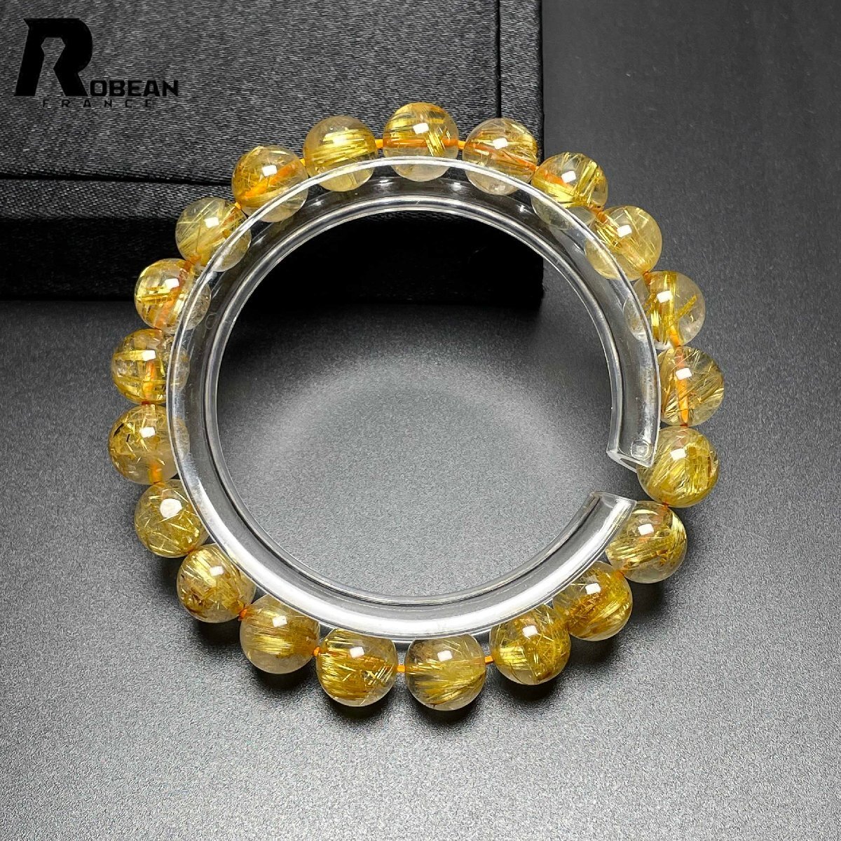 綺麗 EU製 定価8万円☆ROBEAN・極!極満針ルチルクォーツ