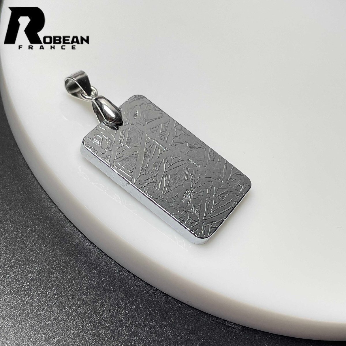 高級EU製 定価9万円☆ROBEAN・シルバーギベオン隕石ペンダント