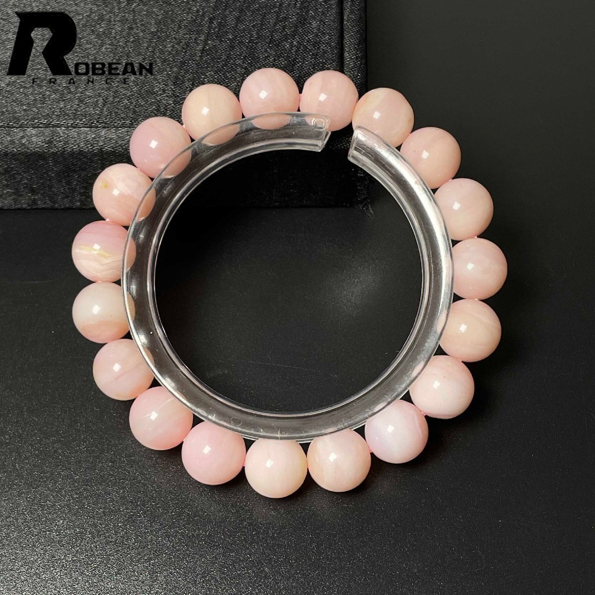 上級 EU製 定価5万円☆ROBEAN・ピンクオパール☆パワーストーン