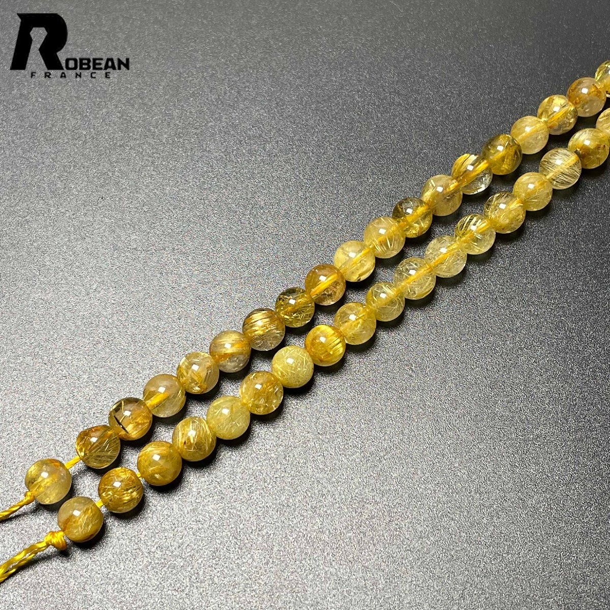 高級 EU製 定価6万円☆ROBEAN・黄金タイチンルチル☆黄金針水晶 高級 EU製 定価6万円☆ROBEAN・黄金タイチンルチル☆黄金針水晶