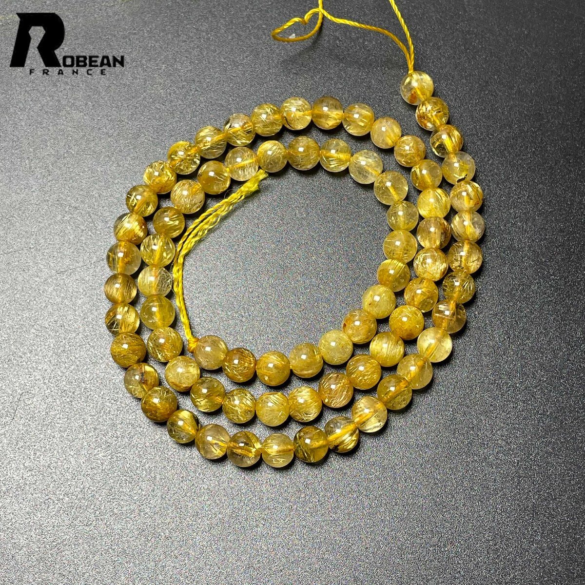 高級 EU製 定価6万円☆ROBEAN・黄金タイチンルチル☆黄金針水晶 高級 EU製 定価6万円☆ROBEAN・黄金タイチンルチル☆黄金針水晶