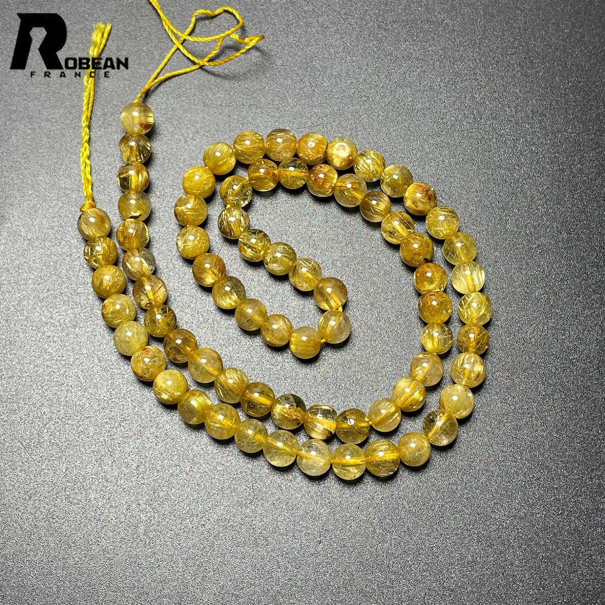 高級 EU製 定価6万円☆ROBEAN・黄金タイチンルチル☆黄金針水晶 高級 EU製 定価6万円☆ROBEAN・黄金タイチンルチル☆黄金針水晶