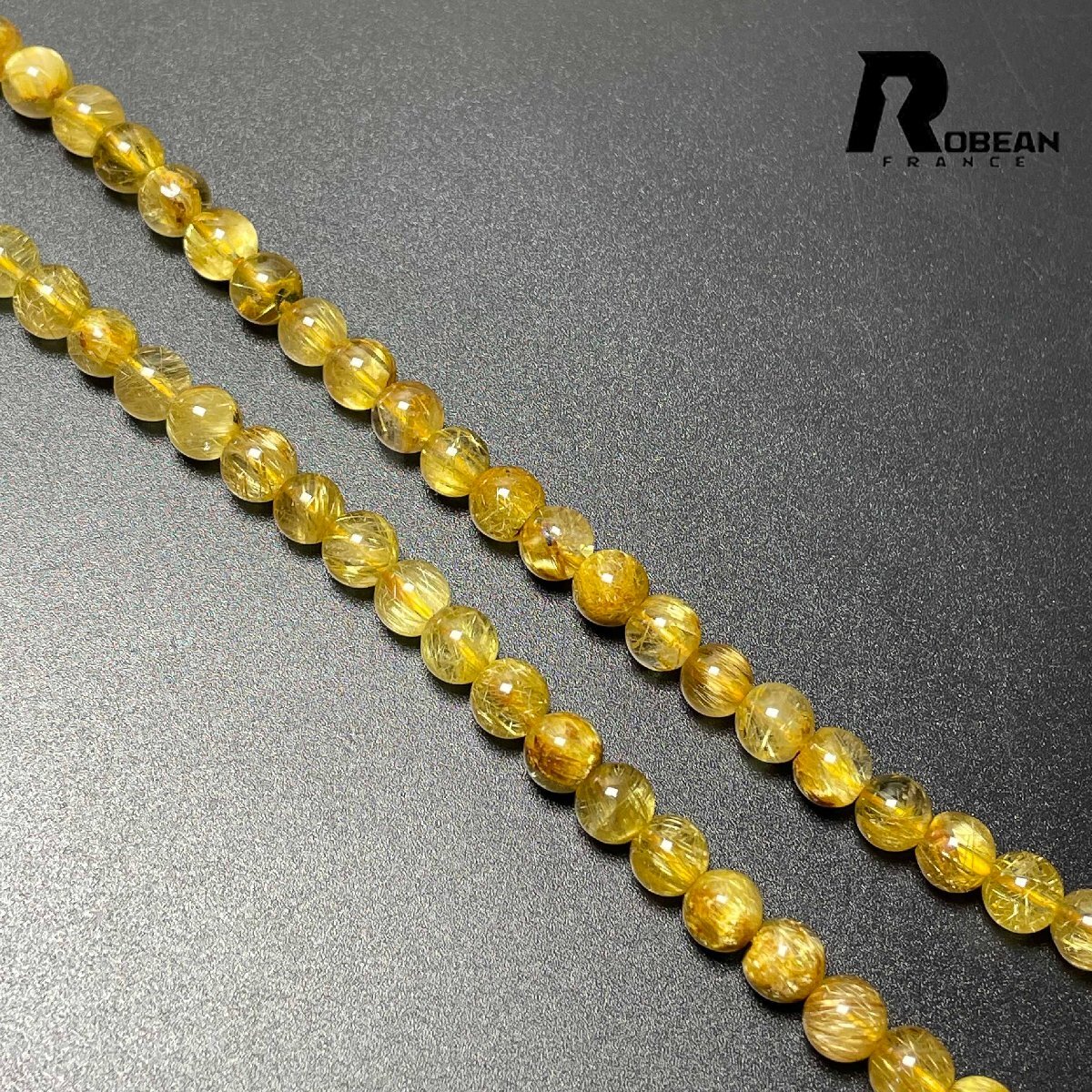 高級 EU製 定価6万円☆ROBEAN・黄金タイチンルチル☆黄金針水晶 高級 EU製 定価6万円☆ROBEAN・黄金タイチンルチル☆黄金針水晶