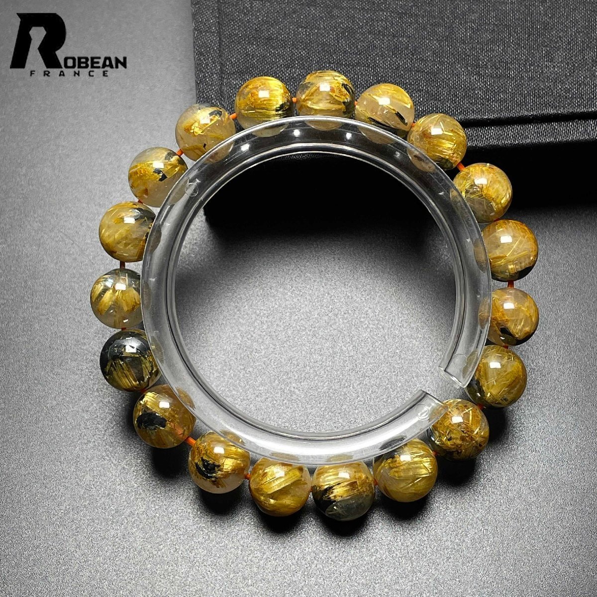 高級 EU製 定価8万円☆ROBEAN・太陽花タイチンルチル☆黄金針