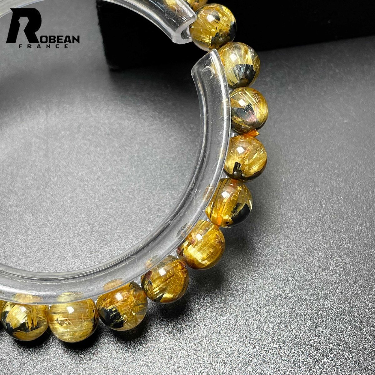 逸品 EU製 定価13万円☆ROBEAN・太陽花タイチンルチルバングル