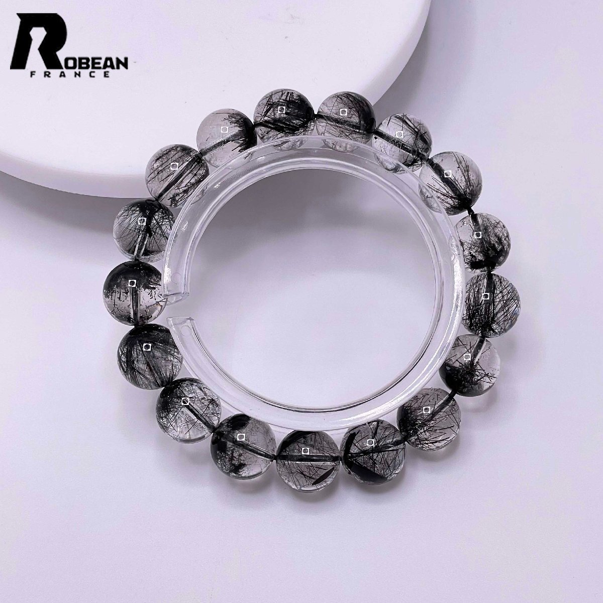 夢色 EU製 定価18万円☆ROBEAN・ブラックルチルクォーツ☆黒針 夢色 EU製 定価18万円☆ROBEAN・ブラックルチルクォーツ☆黒針