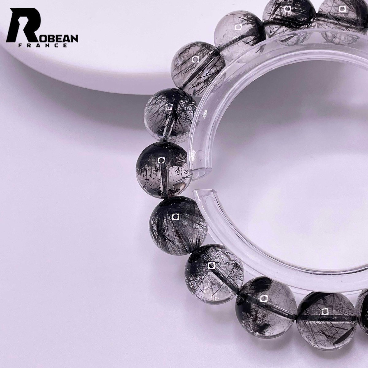 夢色 EU製 定価18万円☆ROBEAN・ブラックルチルクォーツ☆黒針 夢色 EU製 定価18万円☆ROBEAN・ブラックルチルクォーツ☆黒針