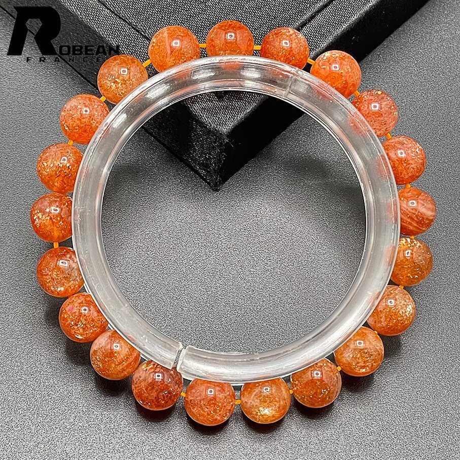 綺麗 EU製 定価7万円☆ROBEAN・サンストーン☆パワーストーン
