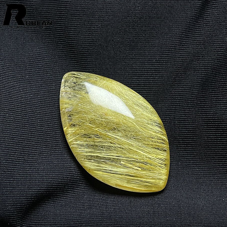 逸品 EU製 定価15万円☆ROBEAN・タイチンルチルペンダント☆黄金